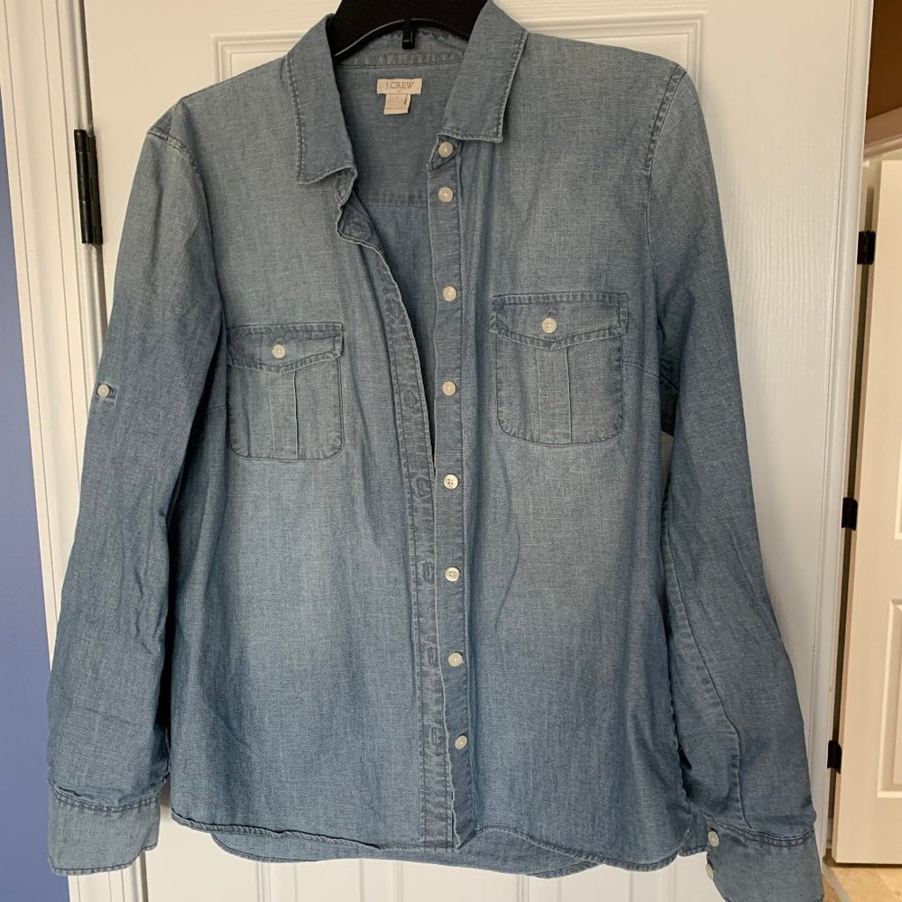 J Crew chambray button-down